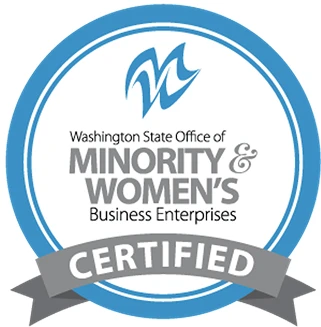 WA Office of Minority and Women's Business Enterprises Certified Logo
